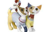 Rosina Wachtmeister kleine Katzen Goebel 2021 "Luca e Sofia"