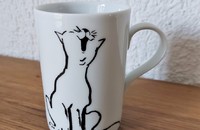 Tasse schwarze Katze