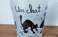 Badezimmer Abfallkorb Un chat, des chats