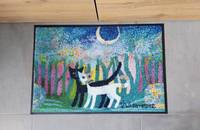 Rosina Wachtmeister Fussmatte Türvorleger Katzen "Bosco inacantato"