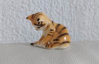 Kleine Katze vintage rostrot gestreift 16