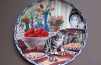 Sammelteller Katzen "Harriet's Loving Touch"