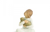 Willow Tree Kindness girl- Freundlichkeit Mädchen mit Katze