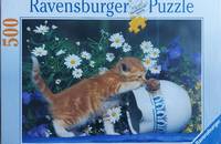 Ravensburger Puzzle 500 Katze - Kleiner Naseweis