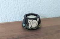 Kerzenstöckli Katze Keramik von Rheinfelden