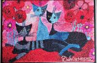Rosina Wachtmeister Teppich Fussmatte wash & dry Katzen Rossini