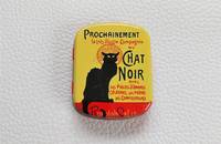 Kleine Blechdose Katze Tournée du chat noir von Steinlen