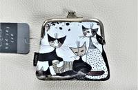 Klick-Geldbeutel Rosina Wachtmeister Katzen Cats sepia
