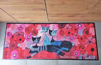 Rosina Wachtmeister Teppich Läufer wash & dry Katzen Rossini