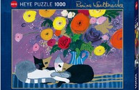 Rosina Wachtmeister HEYE Katzen Puzzle 1000 Sleep well