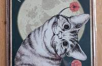 Blechschild Katze Good Day