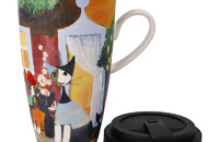 Rosina Wachtmeister Katzen Mug mit Deckel 2023 Una bellissima giornata