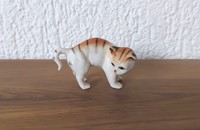 Kleine Katze vintage mit Buckel 31