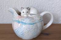 Krug Patchwork mit Katze