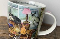 Alex Clark Tasse Hauskatzen