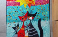 Rosina Wachtmeister Katzen Teppich Momenti di felicita 