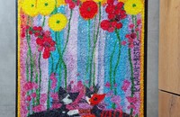 Rosina Wachtmeister Fussmatte wash & dry Katzen Happy Together