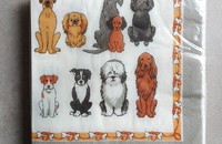 Servietten Dogs in waiting