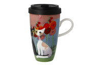 Rosina Wachtmeister Katzen Mug avec couvercle Lestate in giardino