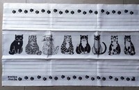 Küchentuch Katzen schwarzen 