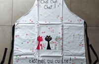 Schürze Katzen CHAT CHAT CHAT!