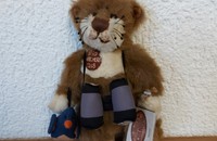 Katze aus Plüsch SNOOPER birdwatcher de Ganz