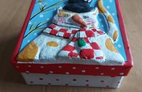 Schachtel aus Karton Katze SNOWCAT 