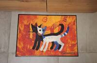 Rosina Wachtmeister Fussmatte wash & dry Katzen Terra