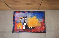 Rosina Wachtmeister Fussmatte wash & dry Katzen Noi Due
