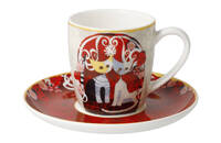 Rosina Wachtmeister Espressotasse Katzen Templi dell amore