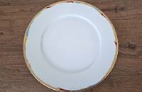 Grosser Teller vergoldeter Rand Rand Bradford Editions