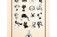 Küchentuch Albert DuboutKatzen und Hunde Multi Portraits