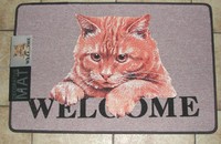 Teppich Türvorleger Katze "Ginger Cat"
