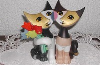 Rosina Wachtmeister Katzenpaar 2008 "MARIA E MARIO"