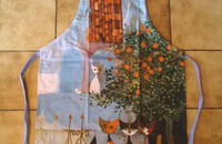 Rosina Wachtmeister Schürze Katzen "Vita Familiare"