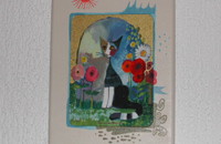 Rosina Wachtmeister Porzellanbild LUCE SOLARE