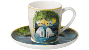 Rosina Wachtmeister Espressotasse Katzen Al chiaro di luna