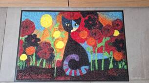 Rosina Wachtmeister Fussmatte wash&dry chat Candela