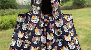 Grosse Einkaufstasche bag in bag chats B