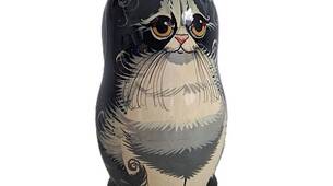 Katzen Matriochkas Babouschka 5 teilig