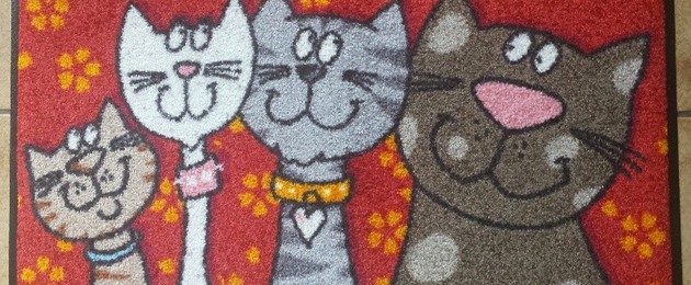 Tapis R.W. Katzenfamilie