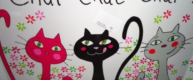 Servierbrett CHAT CHAT CHAT!