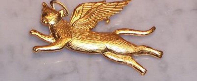 Broche JJ Jonette "Chat ange"